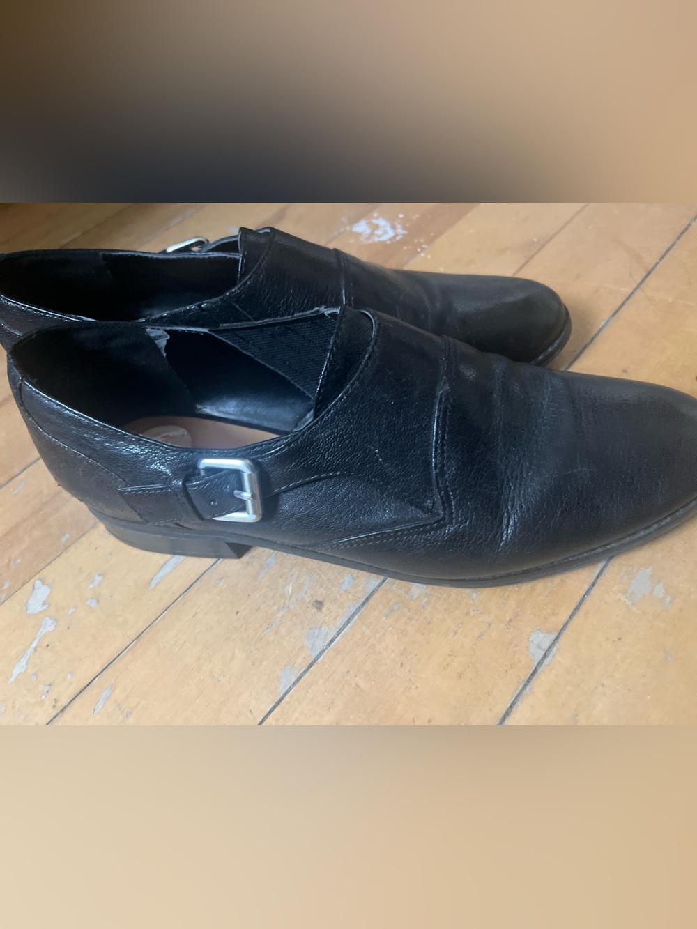 Nine West Black Leather monk strap shoes - Picture 8 of 9